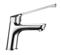 Robinet mitigeur lavabo SIO avec commande médicale, en laiton de haute qualité, chrome brillant