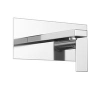 Robinet mitigeur mécanique à encastrer carré - Couleur nickel brossé - VISTULA