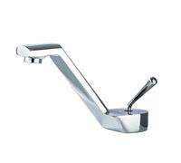 Robinet mitigeur pour lavabo de salle de bain - Finition dorée/noir/chromé/gris - Robinets chauds et froids (chromé)