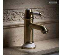 Robinet monocommande rétro en bronze PaulGurkes pour lavabo