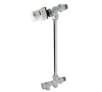 Robinet monotube thermostatique Thermador entraxe 4 cm sortie sol