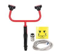 Robinet monté sur Les vélos à Occupation des Yeux Portables à Double Port à Double Port Évier de Station de Lavage pour Les Yeux pour l'usine de Laboratoire en Acier Inoxydable