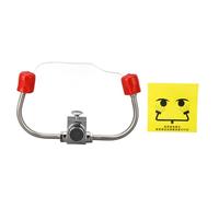 Robinet Moupted Eyewash Station Double Buse Unité de Lavage des Yeux d'urgence en Acier Inoxydable pour l'évier de Bureau d'usine de Laboratoire