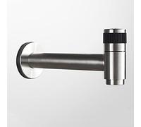 Robinet mural en acier inoxydable pour salle de bain, balai, étang, lave-linge, robinet d'eau froide, jardin, terrasse, WC, filetage de G1,27 cm