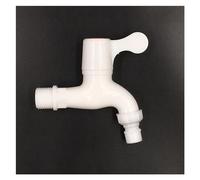 Robinet mural en PVC de 1/2 ou 3/4 pouces, blanc, rapide, machine à laver, remplacement à domicile(1-2 inch)