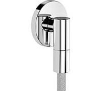 Robinet mural Hansgrohe FixFit Fine S 28882000 avec clapet anti-retour, S, rond, chromé