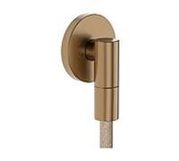 Hansgrohe Raccord mural FixFit Fine S 28882140 avec clapet anti-retour Bronze brossé