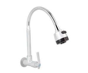 Robinet Mural Rotatif à 360 Degrés, Robinet D'Eau Froide de Cuisine G1/2 Pouces Robinet Mitigeur Monobloc de Style Moderne Facile à Installer pour évier de Cuisine Domestique