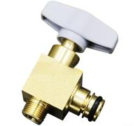 Robinet Plastique pour robuste pour Chauffage pour gaz Robinet(1) | Filetage standard 12mm, installation rapide outil pro, compatible chaudières murales, matériau plastique durable