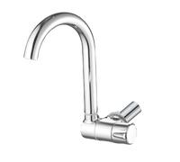 Robinet pliable pour évier d'eau froide et humide - Rotation à 360 degrés - Pour camping-car, caravane, bateau, camping
