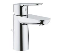 GROHE Robinet de lavabo BauEdge 23328000 – Chrome, S-Size, barre de traction