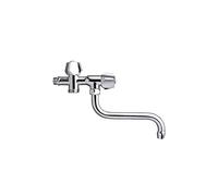 Robinet pour machine à laver articulé, bec pivotant, raccord 1/2" - 3/4"