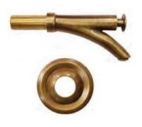 Boutté Robinet poussoir de fontaine 2176111 – mâle 15x21 (1/2") Laiton chromé Économie d'eau