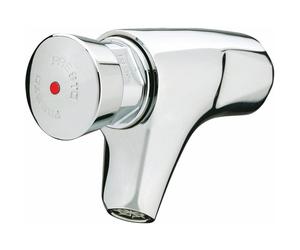 Robinet poussoir mural pour lavabo - eau chaude - 15x21 - Presto 504 PRESTO