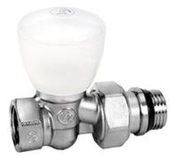 Robinet radiateur droit (sans réglage) MF 15x21 chrome - GIACOMINI - R6X033