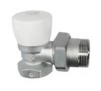 Robinet radiateur équerre à visser tube fer simple réglage 33x42 (1""1/4)