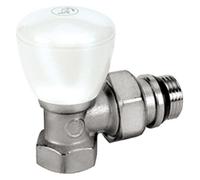 Robinet radiateur équerre R5TG série fer simple réglage 1/2'' 15x21 chromé - GIACOMINI - R5X033