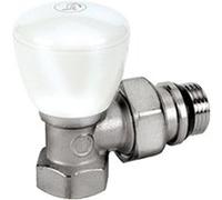 Robinet radiateur équerre R5TG série fer simple réglage 1/2'' 15x21 chromé - GIACOMINI - R5X033 Noir G