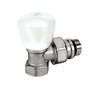 Robinet radiateur équerre R5TG série fer simple réglage 3/4'' 20x27 chromé - GIACOMINI - R5X034 Noir G