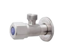 robinet, Robinets d'angle en acier inoxydable G1/2 de salle bain Arroseurs Toilettes Vanne d'eau Vannes remplissage à sortie simple/double (A2)(A1)