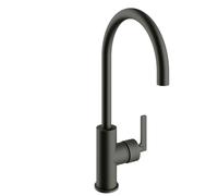 Robinet Royal Plaza Dora à levier haute avec levier en acier noir