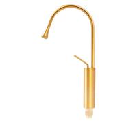 Robinet Salle de Bain Doré, robinet design laiton Mélangeur Eau Chaude Froide, Bec Haut Pivotant 360°, Montage Facile, Moderne, Joint Antifuite, Pour Lavabo Maison Hôtel Bureau