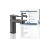 Schütte Elephant 34212 élégant vidange, Robinet de Salle de Bain avec Excentrique Pop-up et lavabo Graphite Mat