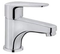 Robinet salle de bain mitigeur de lavabo chromé avec économiseur d'eau vidage complet NF G