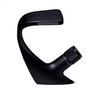 Robinet Salle De Bain, Noir Moderne Robinet De Lavabo Cascade Laiton Mitigeur Lavabo, Valve En Céramique, Froid & Chaud Disponible, Mousseur Démontable - Pour Salle De Bains Et Wc