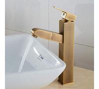 Robinet Salle De Bain, Robinet Lavabo,avec Douchette Extractible Robinet D'eau Chaude Et Froide à Levier Unique, Robinet De Lavabo Monotrou En Cuivre Moderne,adapté Aux Toilettes Et à La Salle De Bain