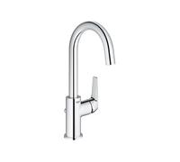 GROHE Robinet salle de bains Start Flow - Mitigeur monocommande Taille L Chromé Économie d'eau