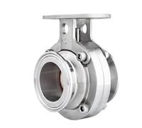 Robinet sanitaire à raccord rapide avec support, mandrin à serrage rapide en acier inoxydable 304(304 φ57 Chuck77.5)