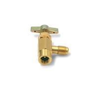Robinet sphérique 7/16" NPT-F X 1/4" M poignée pour R600 bouteille de gaz OM REF907UN