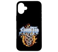 Robinet Spinal Officiel Tête de Mort enflammée Coque pour iPhone 16 Plus