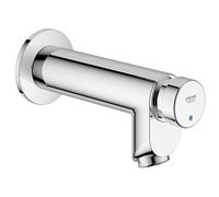 Grohe Robinet mural à fermeture temporisée Euroeco CT 36266000 2000 /2", marquage bleu/rouge, chromé