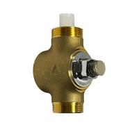 Robinet temporisé mural encastré chasse Eclair TC laiton pour cuvette WC