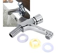 Robinet temporisé pour évier en acier inoxydable et laiton type poussoir eau douce sans éclaboussures pour cuisine, salle de bain, hôtel