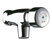 Robinet temporisé pour lavabo - eau froide - 12x17 - Tempostop mural DELABIE
