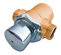 Robinet temporisé - Robinet à bouton poussoir, robinet économiseur d'eau, robinet d'évier multifonctionnel - Idéal pour l'hôtellerie et l'industrie, installation facile, économie d'eau