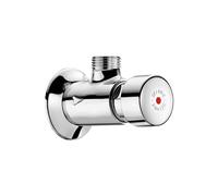 Robinet temporisé TEMPOSTOP douche droit 1/2" - Modèle équerre à encastrer