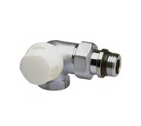 Robinet thermostatique, corps double équerre gauche Caleffi, 12x17 (3/8")