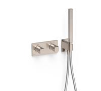 Robinet thermostatique encastré à 2 voies B-system. Acier - TRES 30725201AC