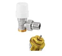 Robinet thermostatique - équerre - avec pré-réglage - 12x17 RBM
