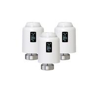 Robinet Thermostatique Intelligent Tuya avec Wi-FI Intégré for Radiateur TRV, Régulateur De Température RéDuit Les CoûTs De Chauffage(TRV604 3PCS)