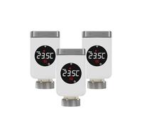 Robinet Thermostatique Intelligent Tuya Zigbee avec Passerelle Et Wi-FI Intégré RéDuit Les CoûTs De Chauffage(TRV801Z 3PCS)