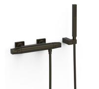 Robinet thermostatique mural Over-wall pour douche Noir bronze - TRES 19016459KMB