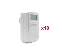 Robinet thermostatique programmable pour chauffage type ON/OFF - Lot de 10