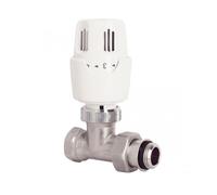 Robinet thermostatique - SOMATHERM - Corps droit - Ø 12x17 - Tête M30x1.5 - Réglable 5-29°C