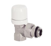 Robinet Thermostatisable Volant Manuel-Fer Femelle/Diam 15x21(1/2")/Corps Equerre Femelle