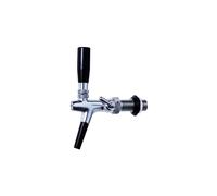 Robinet tireuse a biere, robinet compensateur - chromé, 10 mm version 55 mm